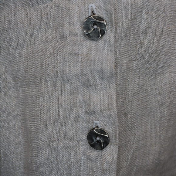 Linen USA made shirt (Katherine Drew Designs) - Picture 3 of 7